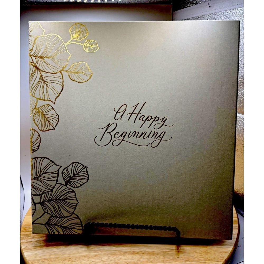 Hallmark Wedding Planner Scrapbook Album 12x12  "A Happy Beginning" 82 pages NWT
